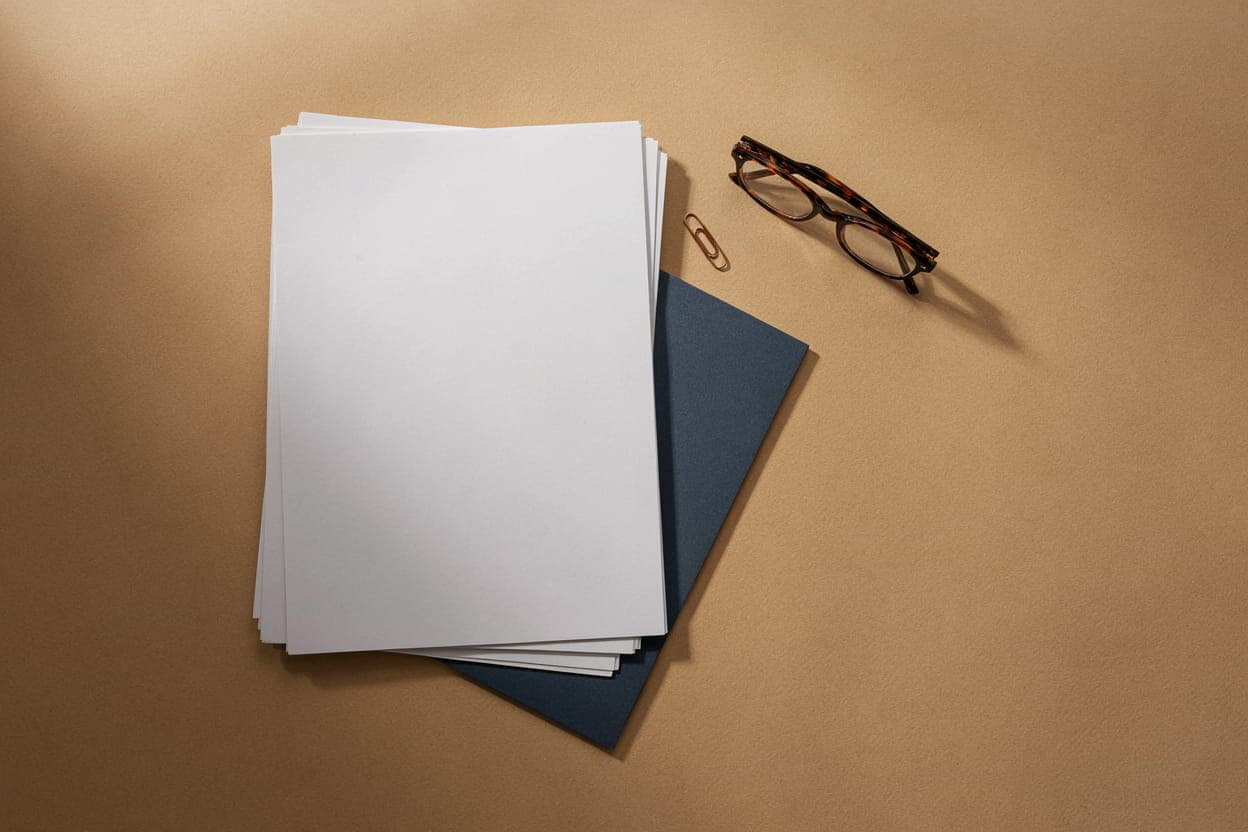 Abstract layered documents with a verification mark